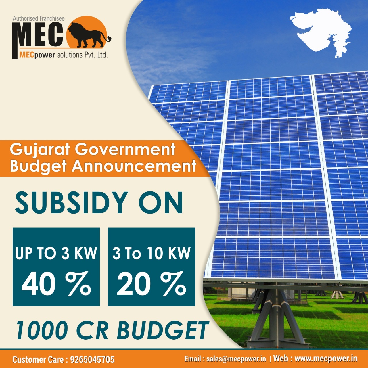 Gujarat Government Budget Announcement